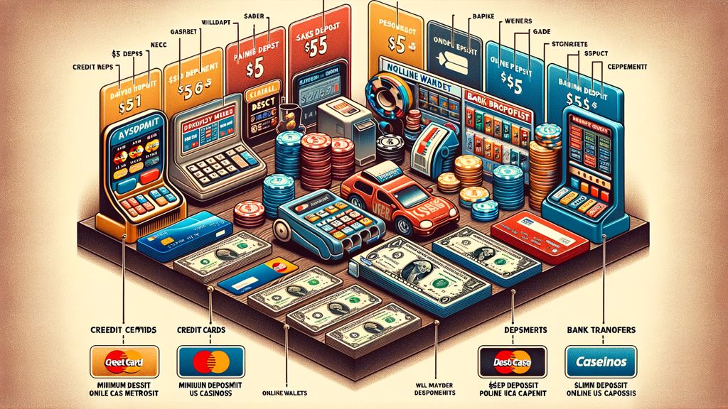 Comparison: Common Payment Methods Accepted by Leading US Casinos ($5 Minimum)